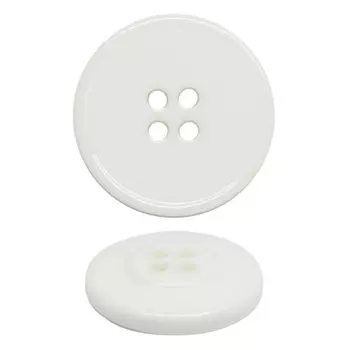 Пуговица 24L (wht-02 (белый)), 72 шт
