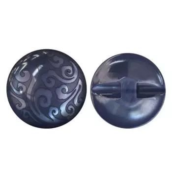 Пуговица 28 мм (117 синий), 24 шт