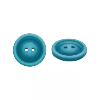 Пуговица 28 мм, 2 прокола (549 бирюза), 24 шт