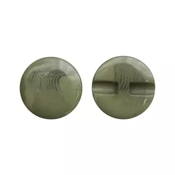 Пуговица 28 мм, 2 прокола (879 зелёный), 24 шт