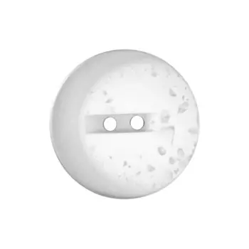 Пуговица 28 мм, 2 прокола (белый), 24 шт