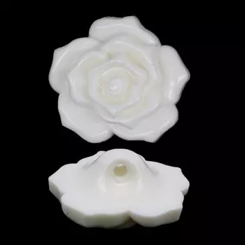 Пуговица 28 мм (белый), 12 шт