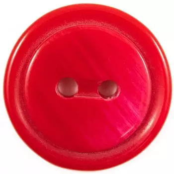 Пуговица 28L (18 мм) 2 прокола (Red (красный)), 72 шт