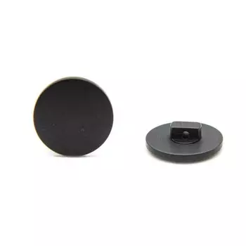 Пуговица 28L (18 мм) (Black (чёрный)), 48 шт