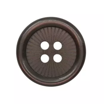 Пуговица 28L (C141 коричневый), 144 шт