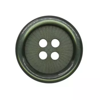 Пуговица 28L (C190 тёмно- оливковый), 144 шт