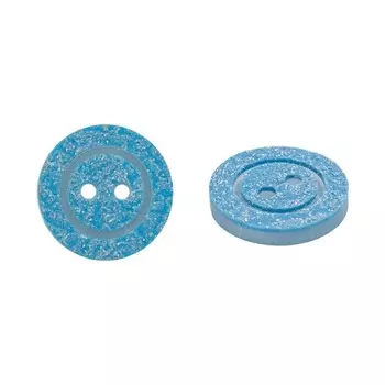 Пуговица 28L (C549 бирюзовый), 144 шт