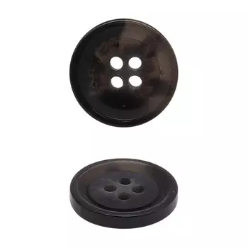 Пуговица 28L (col.A (чёрный)), 72 шт