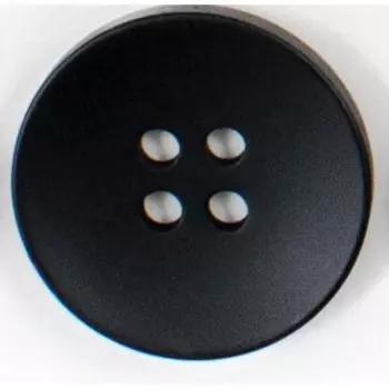 Пуговица 32L (20 мм) 4 прокола (Black (чёрный)), 36 шт
