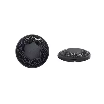 Пуговица 32L (20 мм) (Black (чёрный)), 24 шт