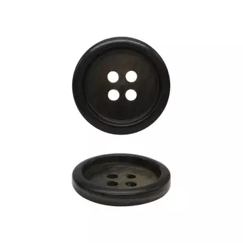 Пуговица 32L (чёрный), 36 шт