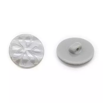 Пуговица 32L (col.05 (серый)), 24 шт