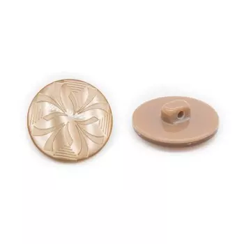 Пуговица 32L (col.10 (бежевый)), 24 шт