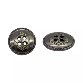 Пуговица 34L, 12 шт