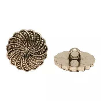 Пуговица 34L (AG), 24 шт