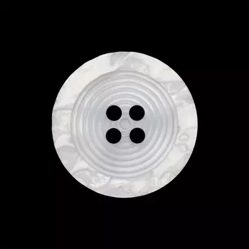 Пуговица 34L (C501 белый), 72 шт