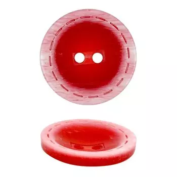 Пуговица 36L (122 (красный)), 24 шт