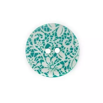 Пуговица 36L, 2 прокола (col.06 (зелёный)), 24 шт