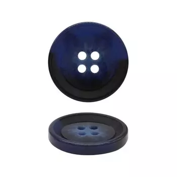 Пуговица 36L (col.E (т. синий)), 36 шт