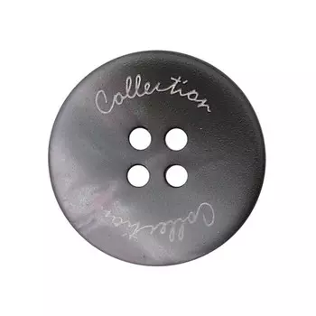 Пуговица 36L (т.серый), 36 шт