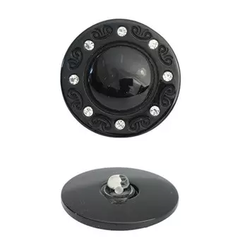 Пуговица (3.01-445-35А) (чёрный), 12 шт