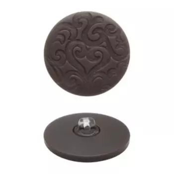 Пуговица (3.01-761-34) (коричневый), 12 шт