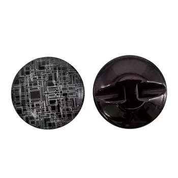 Пуговица 44L (01-black (чёрный)), 24 шт