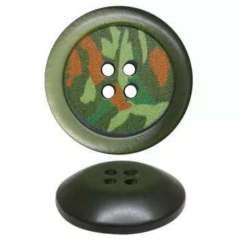 Пуговица 44L (E (зелёный)), 12 шт