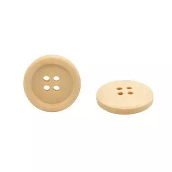 Пуговица 48L (30 мм) 4 прокола (Beige (бежевый)), 24 шт
