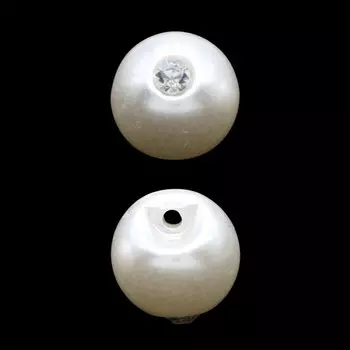 Пуговица 9 мм на ножке (молочный), 50 шт