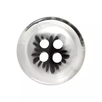 Пуговица CP 9110 24L (чёрный), 50 шт