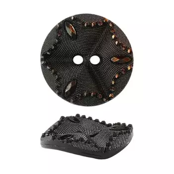 Пуговица декоративная звезда, 6 шт