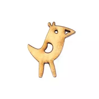 Пуговица деревянная, 36 шт