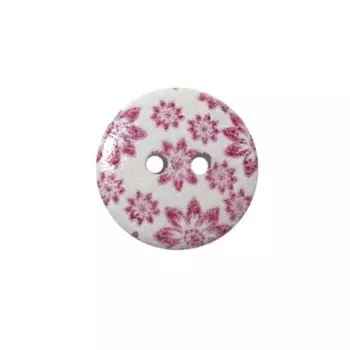 Пуговица деревянная «Цветы» 15 мм (цвет 31), 100 шт