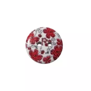 Пуговица деревянная «Цветы» 15 мм (цвет 9), 100 шт