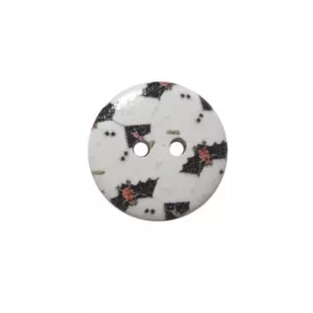 Пуговица деревянная «Фауна» 18 мм (Летучие мыши), 100 шт