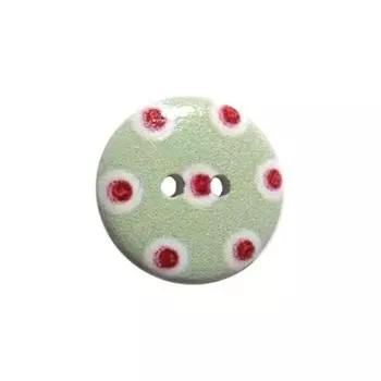 Пуговица деревянная «Горошек» 18 мм (цвет 21), 100 шт