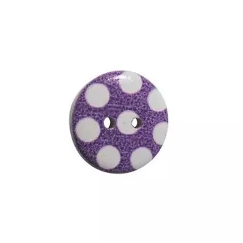 Пуговица деревянная «Горошек» 18 мм (цвет 30), 100 шт