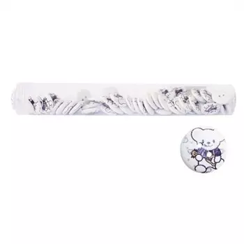 Пуговица деревянная «Мультяшные персонажи», 18 мм, 50 шт (Мишка 1), 1 упак