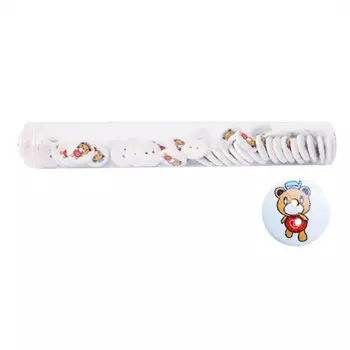 Пуговица деревянная «Мультяшные персонажи», 18 мм, 50 шт (Мишка 9), 1 упак