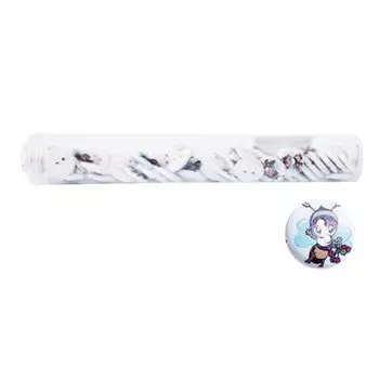 Пуговица деревянная «Мультяшные персонажи», 18 мм, 50 шт (Пчелка 2), 1 упак