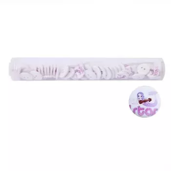 Пуговица деревянная «Мультяшные персонажи», 18 мм, 50 шт (Русалка 2), 1 упак