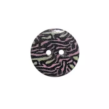 Пуговица деревянная «Орнамент» 15 мм (цвет 45), 100 шт