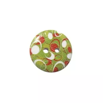 Пуговица деревянная «Орнамент» 18 мм (цвет 4), 100 шт