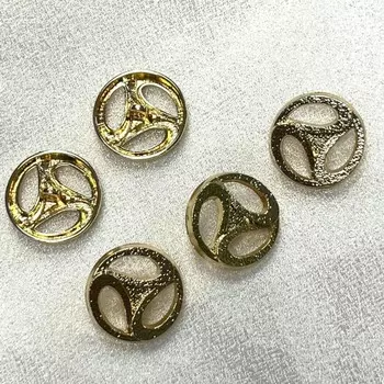 Пуговица «Капельки», размер 18 мм, цвет золото
