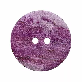 Пуговица кокос 48L (col.B (сиреневый)), 36 шт