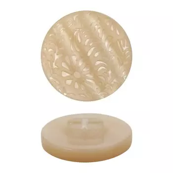 Пуговица костюмная на ножке, 34L (бежевый), 48 шт