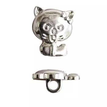 Пуговица «Кот», 18 мм (S), 72 шт