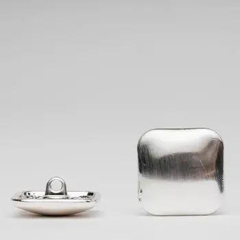 Пуговица «Квадрат» большой, размер 28 мм