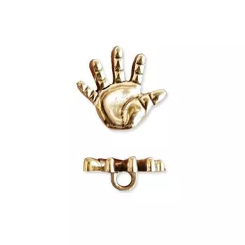 Пуговица «Ладонь» (48844) 15 мм (AG), 72 шт